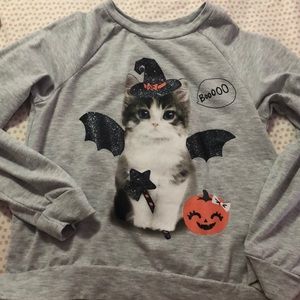 Girls Halloween sweatshirt